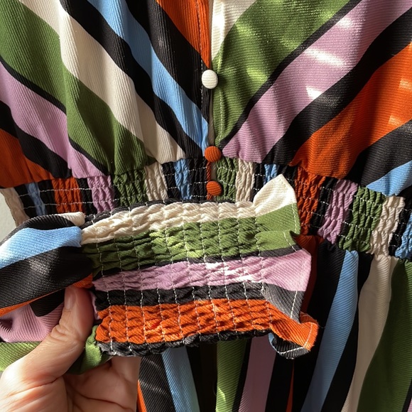 Lulu's Exclusive- Idem Ditto Button Down Striped Midi Dress - Picture 5 of 7